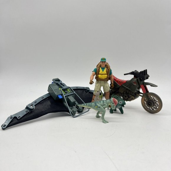 Kenner Jurassic Park Action Figure Lot Of 6 Motorcycle Dinosaurs Nick Owen‎ Toy - Picture 1 of 2